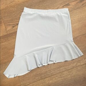 Missguided Light blue Asymmetrical Skirt